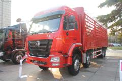 中國重汽 豪瀚-J5G重卡 310馬力 8X4 倉柵式載貨車(chē)