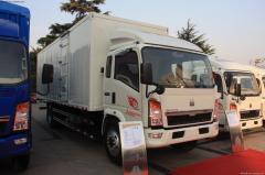 中國重汽 HOWO中卡 160馬力 4X2 廂式載貨車(chē)(ZZ5167XXYG5615C1)