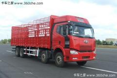 解放 J6P重卡 復合型 375馬力 8X4 倉柵載貨車(chē)(CA5310CLXYP66K24L7T4A1E)