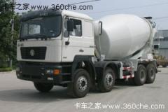 陜汽 德龍F3000 375馬力 8X4 混凝土攪拌車(chē)(加長(cháng)平頂)(SX5315GJBJT346)