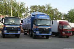 福田 歐曼CTX 5系重卡 210馬力 6X2 倉柵載貨車(chē)(高頂)(康明斯)(BJ5253VMCHL-S1)