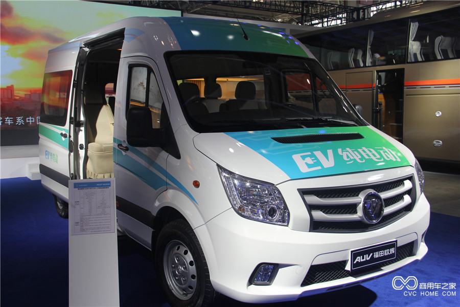2016北京道路運輸展 福田歐輝6米大VAN純電動(dòng)城間客車(chē)